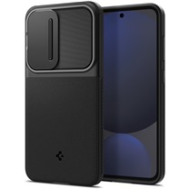 Spigen Optik Armor zadn kryt s krytkou kamery pro Samsung Galaxy S24 FE ern