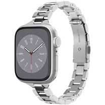 Spigen Modern Fit 316L ocelov emnek pro Apple Watch 38 / 40 / 41 / 42mm stbrn