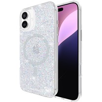 Case Mate Twinkle Disco odoln zadn kryt s podporou MagSafe pro Apple iPhone 16 Plus stbrn