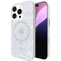 Case Mate Twinkle Disco odoln zadn kryt s podporou MagSafe pro Apple iPhone 16 Pro stbrn