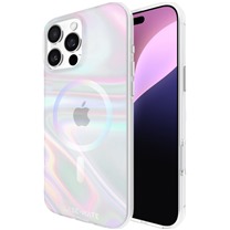 Case Mate Soap Bubble odoln zadn kryt s podporou MagSafe pro Apple iPhone 16 Pro Max duhov