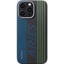 Pitaka x Aries Tactile Woven Case fosforeskujc aramidov zadn kryt pro Apple iPhone 16 Pro Credit Card