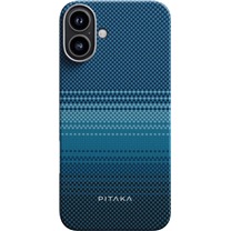 Pitaka Tactile Woven Case aramidov kryt s podporou MagSafe pro Apple iPhone 16 modr