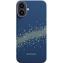 Pitaka Tactile Woven Case aramidov kryt s podporou MagSafe pro Apple iPhone 16 modr / zelen