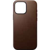 Nomad Modern Leather koen zadn kryt pro Apple iPhone 16 Pro Max tmav hnd