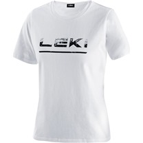 LEKI Logo T-Shirt LEKI Women, white-black, L