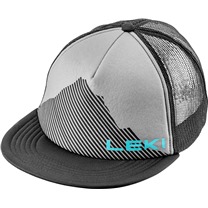 LEKI Logo Cap LEKI, black-sharkskin-peacock blue, One size