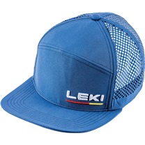 LEKI Logo Cap Mesh LEKI, true navy blue-white, One size