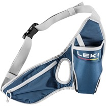 LEKI Drinkbelt, dark denim-poppy red-dawn blue, One size