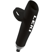 LEKI Hrot Trail Tip black with LEKI silver