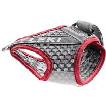 LEKI Shark Frame Strap Mesh, grey-red , size: S / M / L