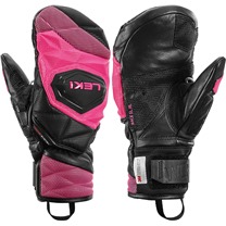 LEKI WCR Venom 3D Junior Mitt, black-pink, 4.0