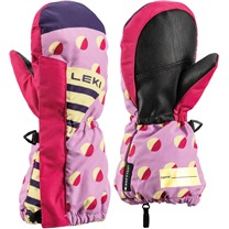 LEKI Little Paw Mitt Long, orchid-berry-frozen yellow, 1.0