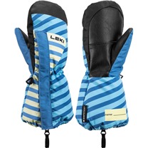 LEKI Little Paw Mitt Long, brightblue-steel blue-frozen yellow, 1.0