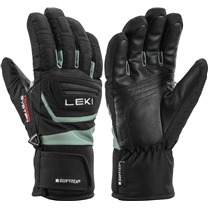 LEKI Griffin 3D Junior, black-dusty green, 4.0