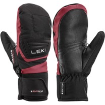 LEKI Griffin 3D Junior Mitt, black-rose, 4.0