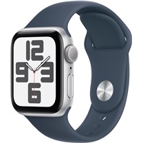 Apple Watch SE 2023 40mm Silver / Storm Blue S / M