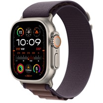 Apple Alpine Loop provlkac emnek Alpsk tah pro Apple Watch 42 / 44 / 45 / 49mm Indigo S