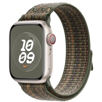 Apple Nike Sport Loop provlkac sportovn emnek pro Apple Watch 38 / 40 / 41mm Sequoia / Orange