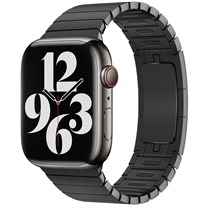 Apple Link Bracelet emnek pro Apple Watch 42 / 44 / 45 / 49mm Space Black