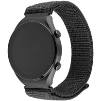 FIXED Nylon Sporty Strap nylonov emnek 20mm Quick Release pro smartwatch tmav ed