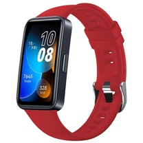 FIXED Silicone Strap silikonov emnek pro Huawei Band 8 erven