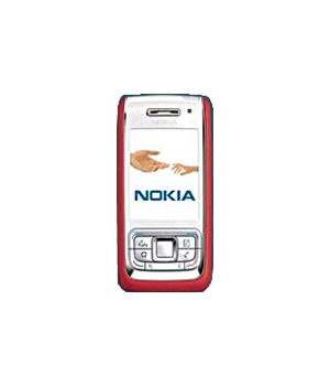 Nokia E65 Red Silver