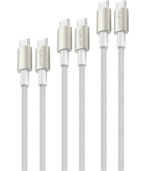 4smarts PremiumCord USB-C / USB-C, 0,5m, 1,5m a 3m 60W set kabel stbrn