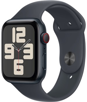 Apple Watch SE 2024 44mm Midnight + Midnight Sport Band M/L