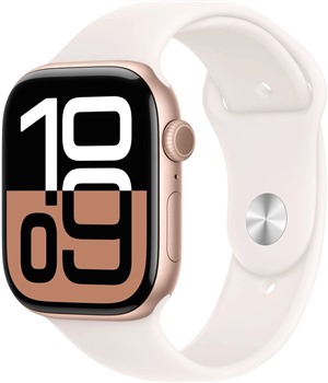 Apple Watch Series10 Cellular 46mm Rose Gold + Light Blush Sport Band M/L