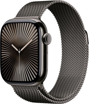 Apple Watch Series10 Cellular 46mm Slate + Slate Milanese Loop S/M