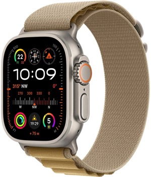 Apple Watch Ultra 2 2024 Natural + Tan Alpine Loop S