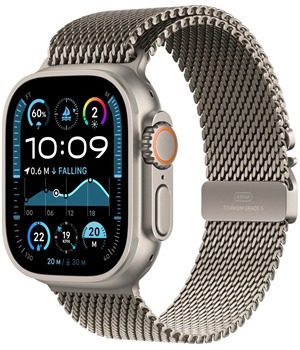 Apple Watch Ultra 2 2024 Natural + Natural Titanium Milanese Loop S