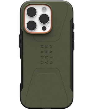 UAG Civilian zadn kryt s podporou MagSafe pro Apple iPhone 16 Pro zelen