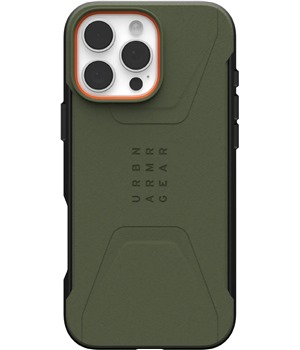 UAG Civilian zadn kryt s podporou MagSafe pro Apple iPhone 16 Pro Max zelen