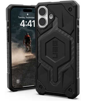 UAG Monarch Pro MagSafe odoln zadn kryt pro Apple iPhone 16 Plus karbonov ern