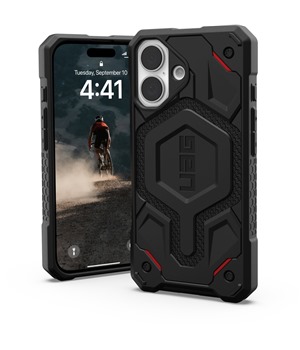 UAG Monarch Pro MagSafe odoln zadn kryt pro Apple iPhone 16 kevlarov ern