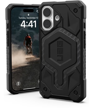 UAG Monarch Pro MagSafe odoln zadn kryt pro Apple iPhone 16 karbonov ern