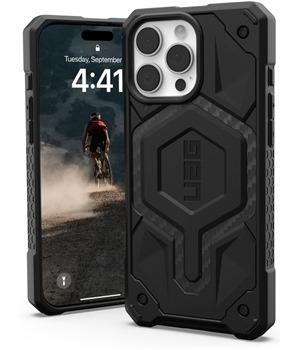 UAG Monarch odoln zadn kryt pro Apple iPhone 16 Pro karbonov ern