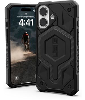 UAG Monarch odoln zadn kryt pro Apple iPhone 16 karbonov ern