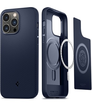 Spigen Mag Armor zadn kryt pro Apple iPhone 14 Pro Max modr