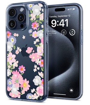 Spigen Liquid Crystal zadn kryt pro Apple iPhone 15 Pro blossom