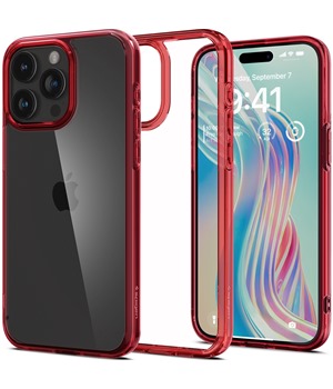 Spigen Ultra Hybrid zadn kryt pro Apple iPhone 15 Pro erven