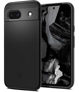 Spigen Thin Fit tenk zadn kryt pro Google Pixel 8a ern