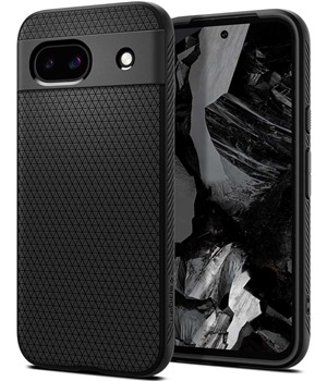 Spigen Liquid Air zadn kryt pro Google Pixel 8a ern