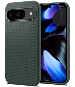 Spigen Liquid Air zadn kryt pro Google Pixel 9 / 9 Pro zelen