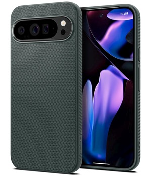 Spigen Liquid Air zadn kryt pro Google Pixel 9 Pro XL zelen