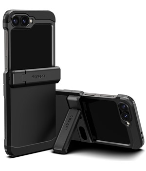 Spigen Tough Armor Pro odoln zadn kryt se stojnkem pro Samsung Galaxy Z Flip6 ern