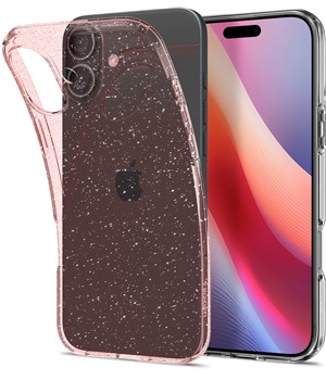 Spigen Liquid Crystal Glitter zadn kryt pro Apple iPhone 16 rov