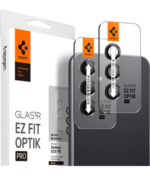 Spigen Glass.tR EZ Fit Optik Pro tvrzen sklo na oky fotoapartu pro Samsung Galaxy S23 FE 2ks ern